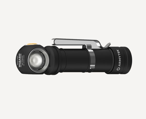 Фонарь ArmyTek Wizard С2 Pro Max (Black; Tеплый; 3720 Люмен)